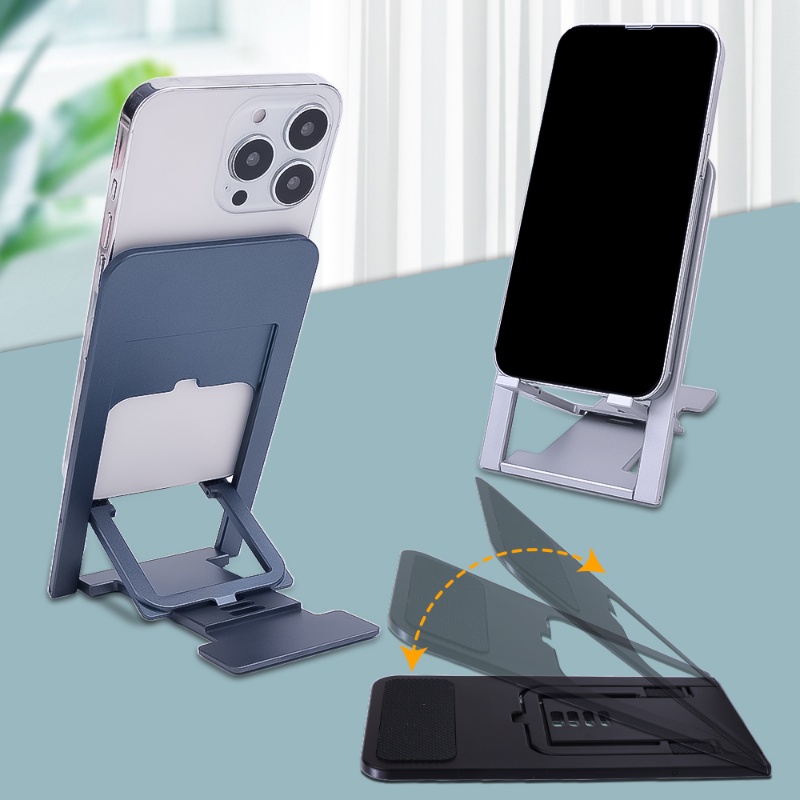 Universal Folding Desktop Mobile Phone Holder/Braket Meja Meja Lipat Tablet Dapat Disesuaikan