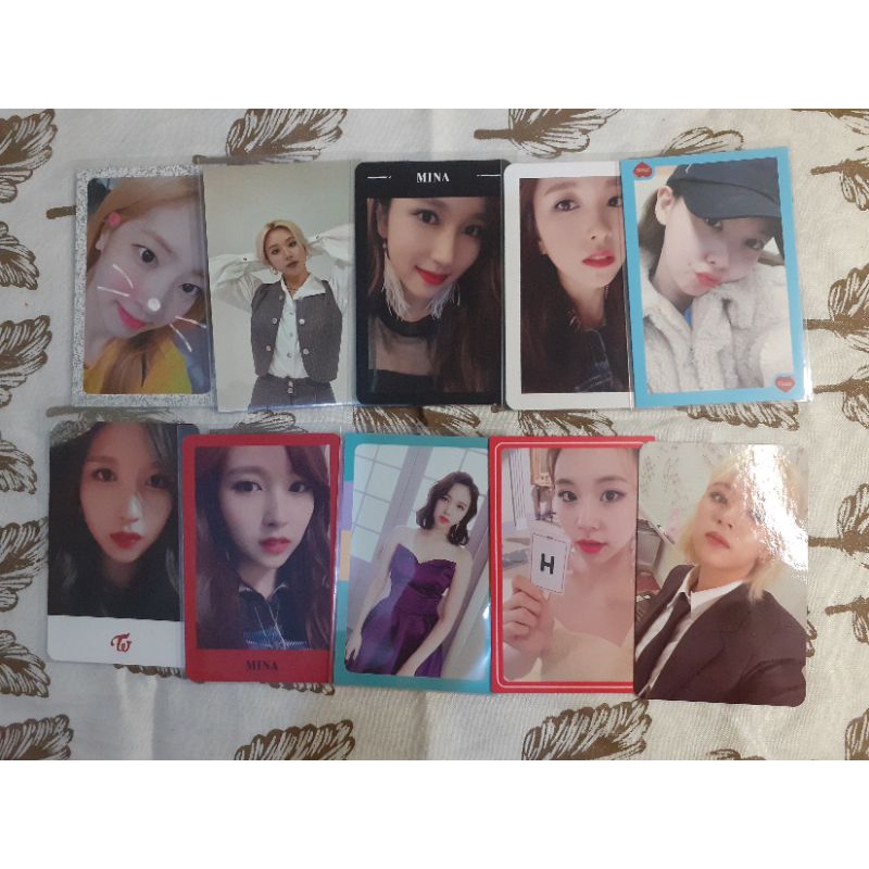 pc photocard twice chaeyoung mina dahyun nayeon jeongyeon jihyo tzuyu sana formula of love fol eyes 