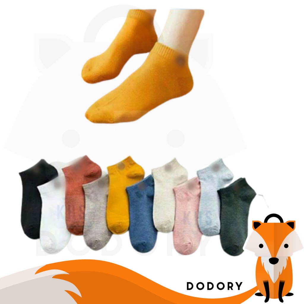 DODORY D070 Kaos Kaki Ankle Dewasa Kaus Kaki Motif Unisex