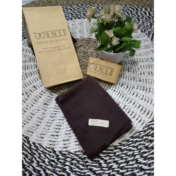 Kerudung Inji Polos Terbaru ( Bahan Voal)