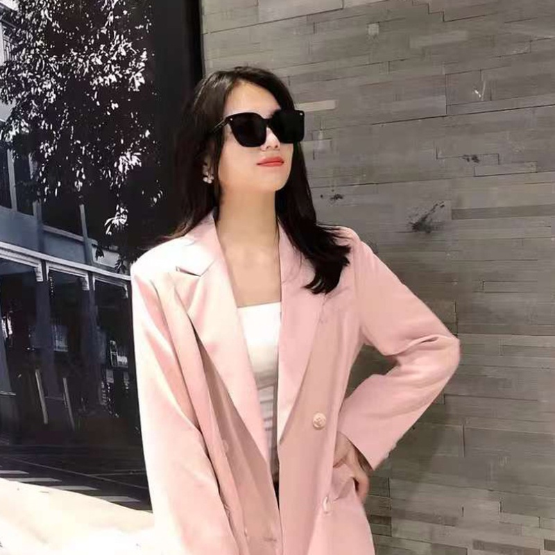 (YUZHU) Mode Baru Oversized Square Frame Colorful Sunglasses Korean Fashion Onepiece Anti-UV Sunglasses