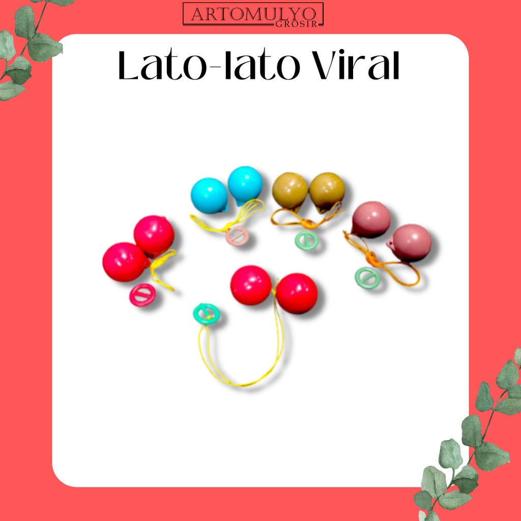 Mainan Viral Lato Lato / Tek Tek / mainan jadul latto latto