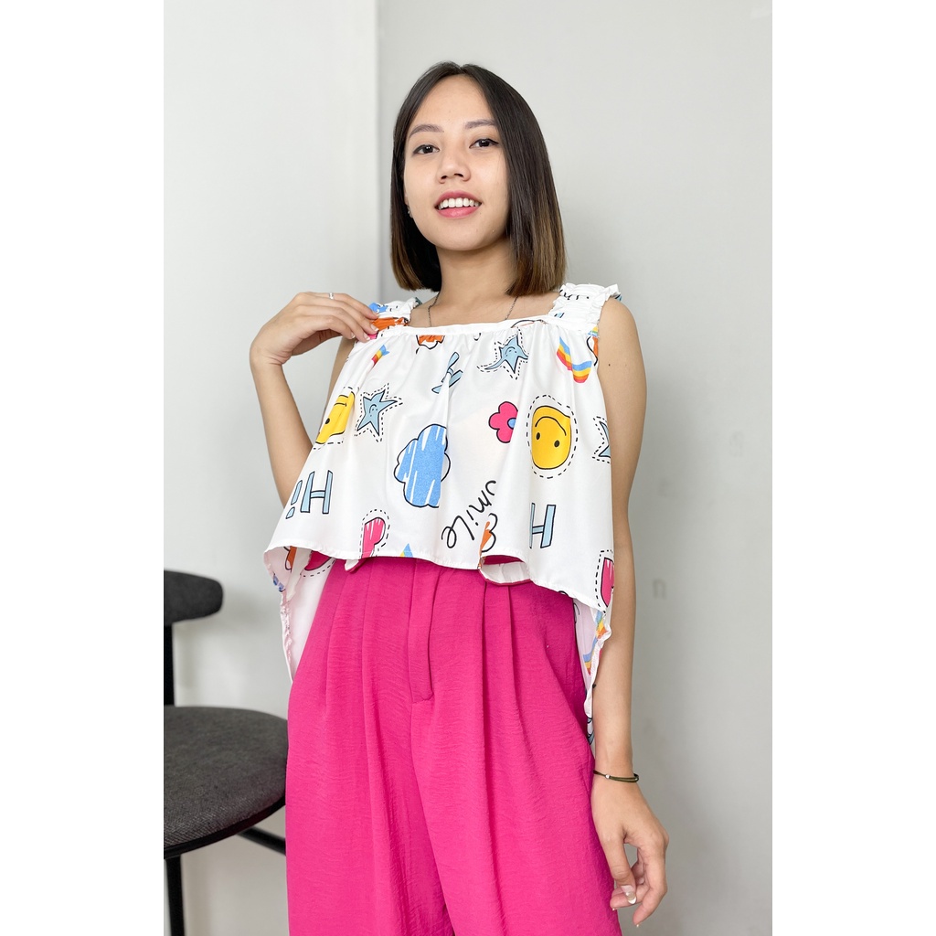 Smile Crop Top