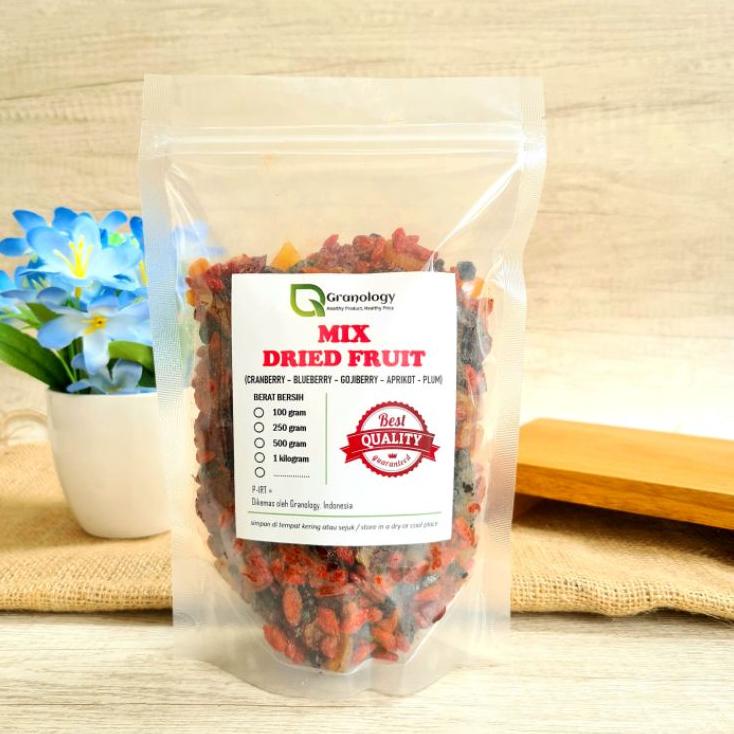 

☻ Mix Fruit 500 gram (Blueberry, Cranberry, Gojiberry, Aprikot & Plum) ♔