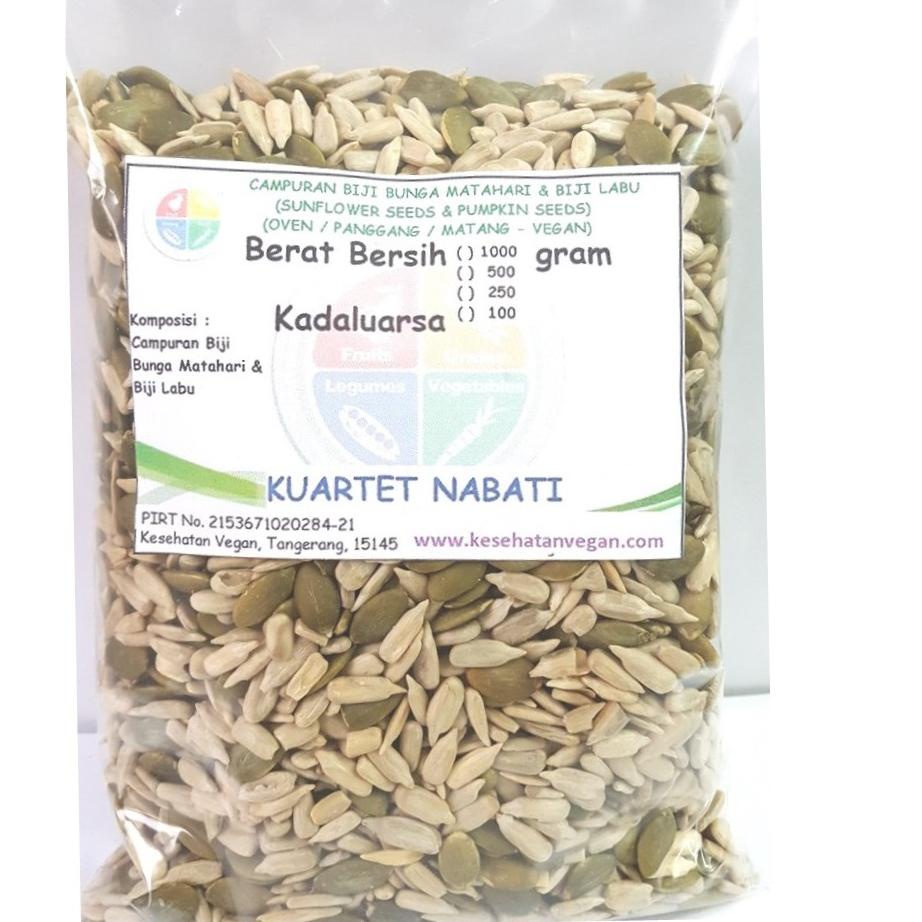 

✸ 500gr Roasted Campuran Biji Labu / Pumpkin Seed & Biji Bunga Matahari / Sunflower Seed - Panggang ➴