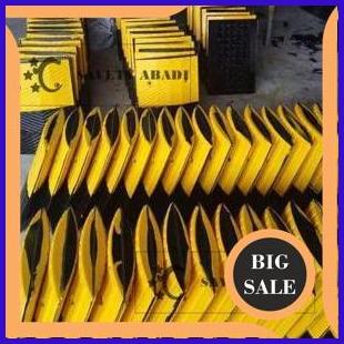 perkakas Polisi Tidur 50CM Karet Rubber Speed Hump Polisi tidur karet rubber speed bump 1F