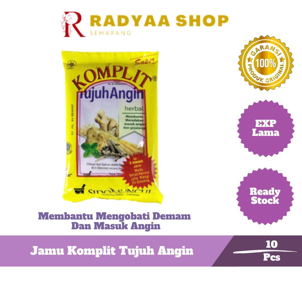 Sidomuncul Jamu Komplit Tujuh Angin 10 sachet