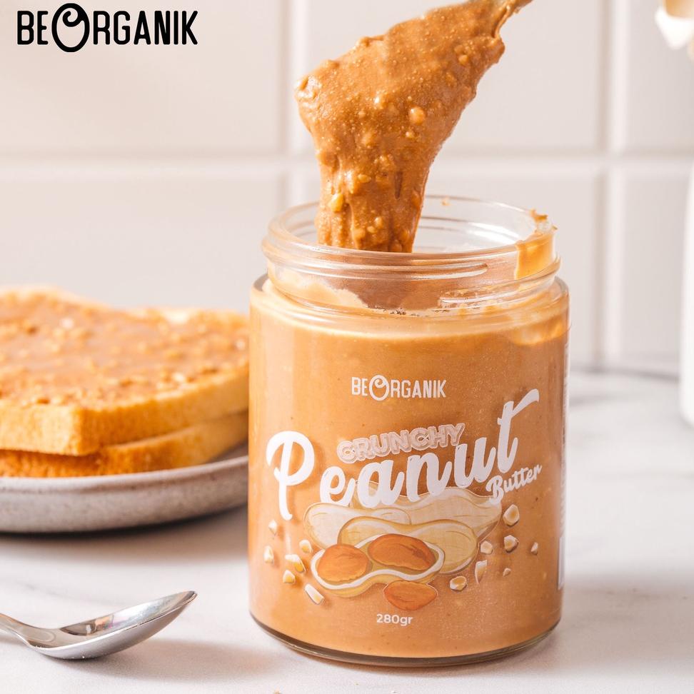 

12.12 Promo Brand Beorganik Peanut Butter / Selai Kacang 280gr (Unsweetened, Gluten Free, Vegan) gas !!