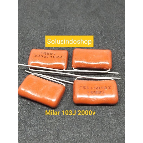 Milar 103J 2000V 10N-2KV / Capasitor Milar 103J 2000V