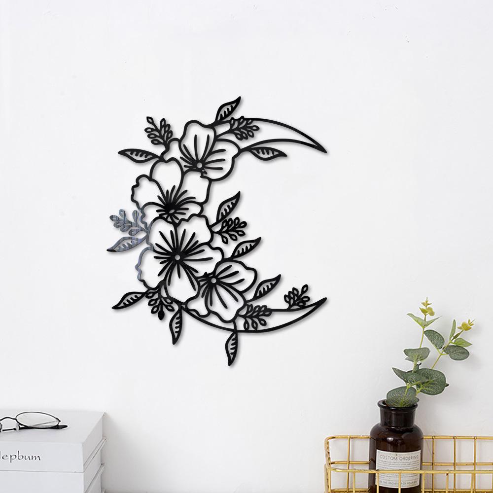 Populer Stiker Dinding Cermin Perekat Diri 3D Dekorasi Rumah Wall Decals