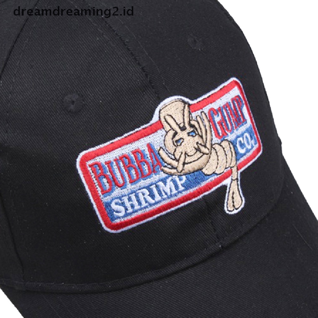 (dream) 1994gelembung Gump Udang CO. Forrest Topi Baseball Snapback Cap Cosplay Pria Wanita.