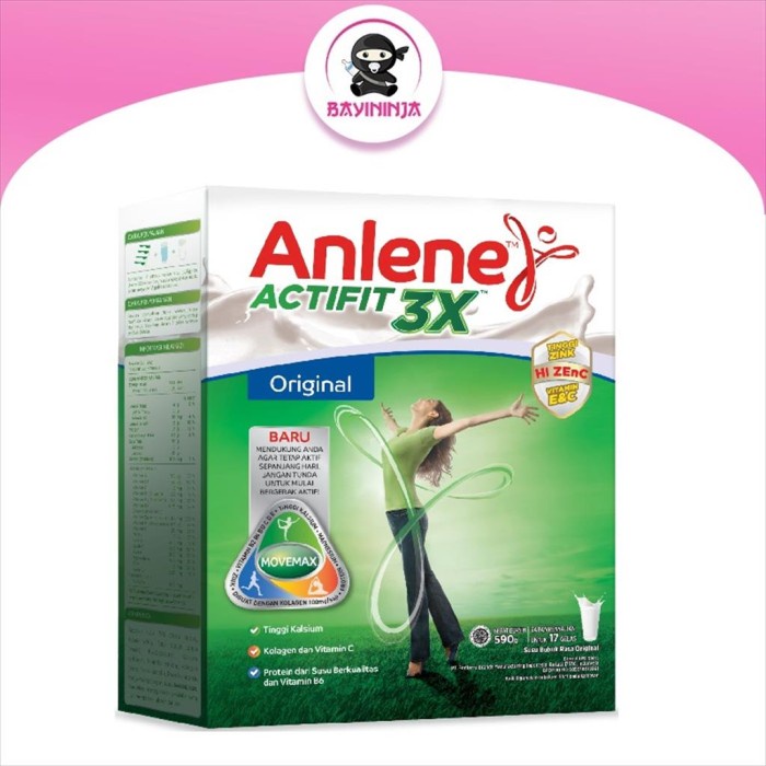 

[ COD ] ANLENE Actifit Original Susu Kalsium Box 600g 600 g