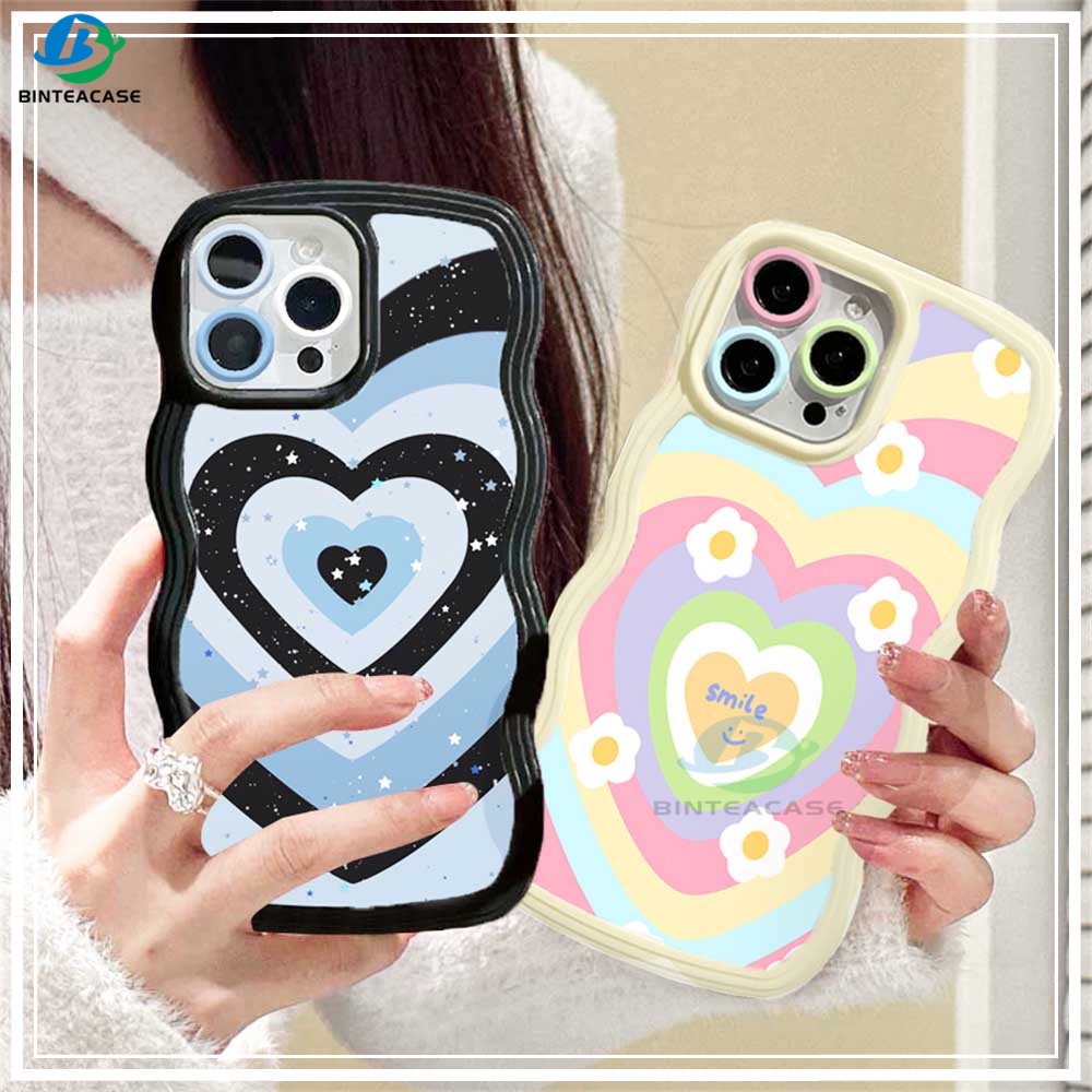 IPHONE Iphone14 14 Pro MAX IPhone13 Pro MAX 11PRO 11PRO Max12 12Pro MAX XR XS Max6 6S 7 8 Plus Retro love Tepi Melengkung TPU Phone Case Binteacase