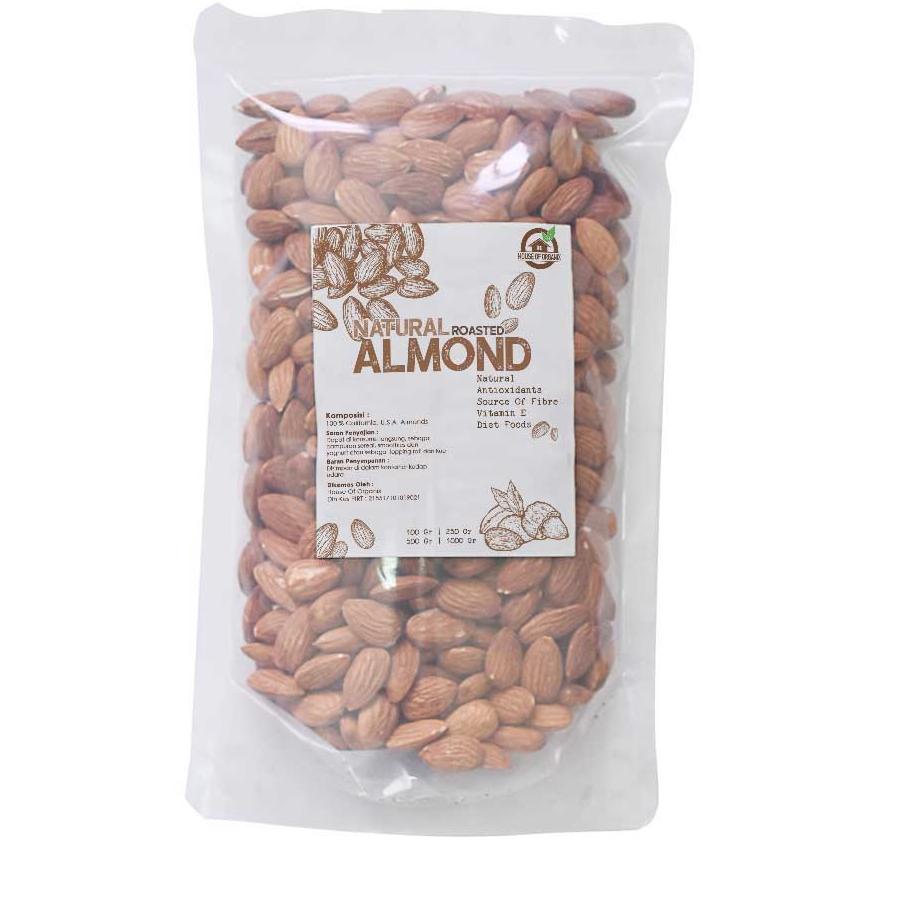 

○ Natural Roasted Almond (Panggang) 250 Gr ℮