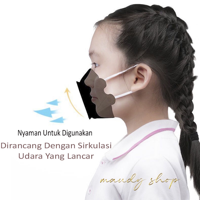 Masker Anak KN95 Duckbill 5 PLY Usia 3 - 12 Tahun