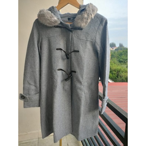 P❤️ Kimtan Hoodi Woll Bulu Grey Like New