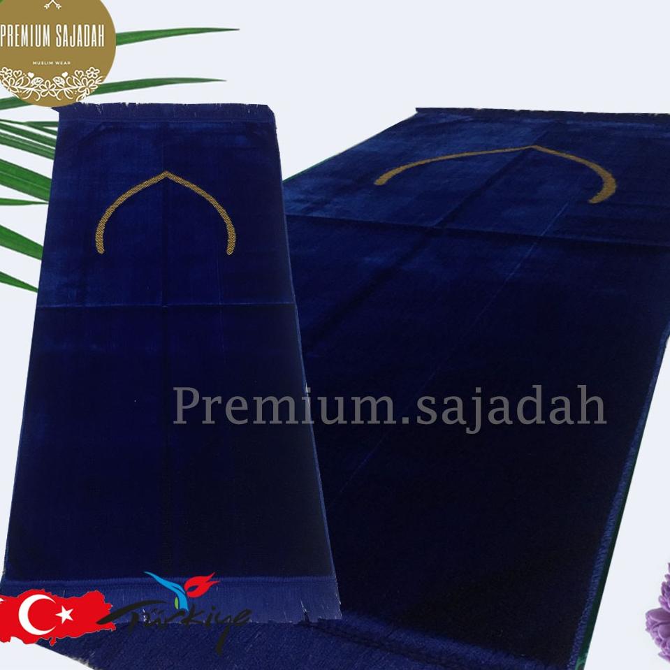 ✪ Sajadah Turkey Turkiye Motif Polos Minimalis Midi Premium Sajadah Turki Sejadah Travel Travelling 