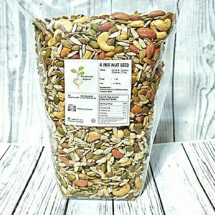 

✵ MIX NUT SEED 500gr - Almond, Cashew, Pumpkin Seed, Sunflower Seed - Roasted ➯