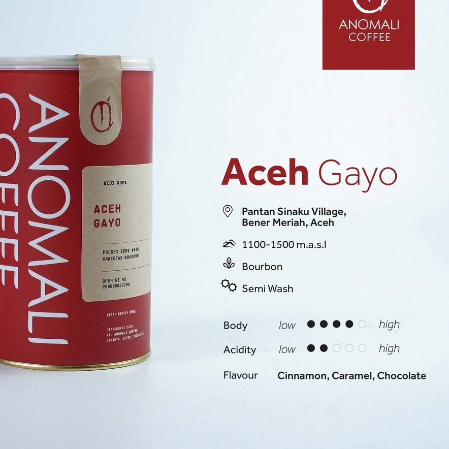 

☑ Anomali Coffee Biji Kopi Aceh Gayo 200 gram ֍