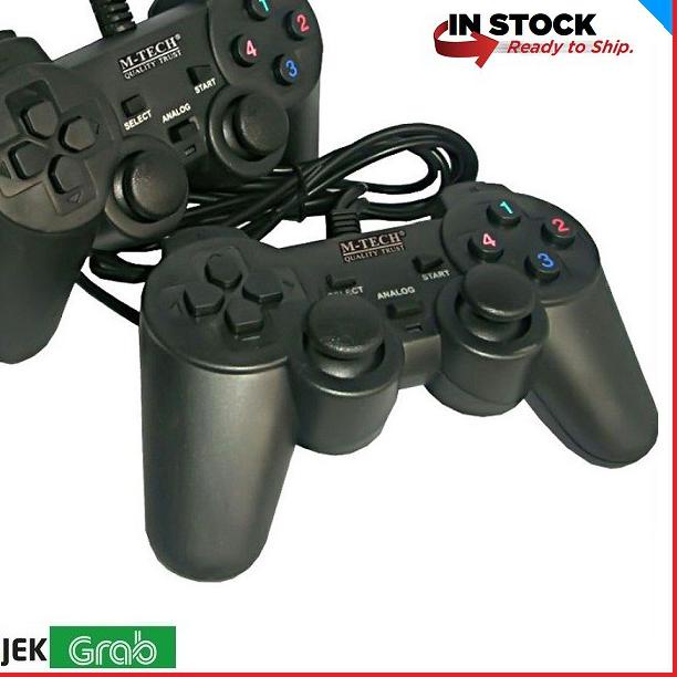 ✭ Gamepad Double Getar Black - Stick PC Laptop - Joystick PC Laptop Usb ☀
