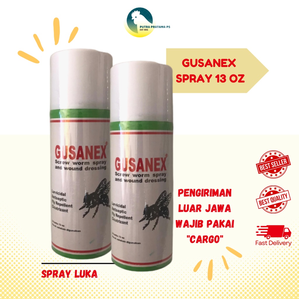 GUSANEX 13 OZ - SPRAY LUKA DAN MENCEGAH GANGGUAN LALAT