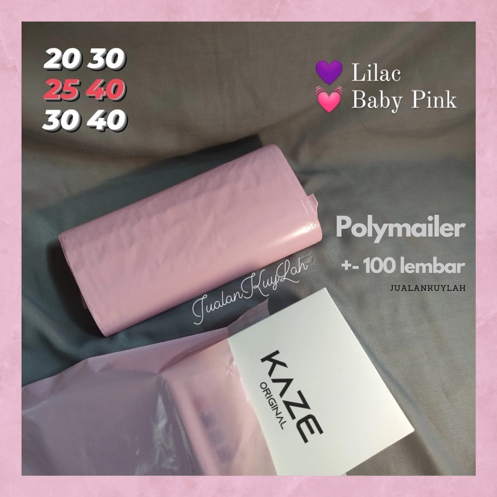 

POLYMAILER Plastik Packing 25x40 cm varian WARNA Plastik Packaging Online EKONOMIS