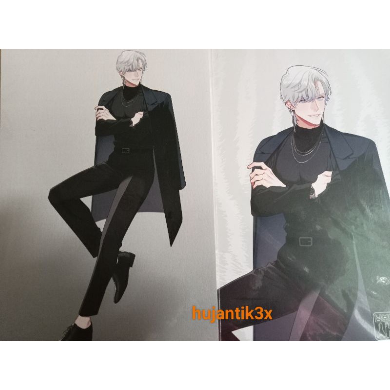 Postcard Illustration Card Official Lezhin Inseo (Korea & US ver) Manhwa Stranger Than Friends