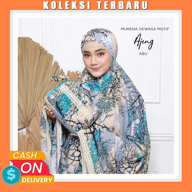 (Cod) Mukenah Dewasa Premium Full Lasercut Renda Kalung Hanna / Mukenah Dewasa Premium Lasercut Remp