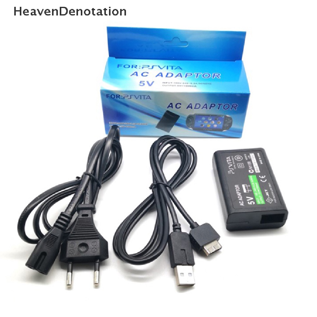 [HeavenDenotation] Charger Dinding AC Power Supply AC Adapter Dengan Kabel USB Charging Untuk PlayStation PSVITA PS Vita PSV 1000psv1000 EU/US Plug HDV