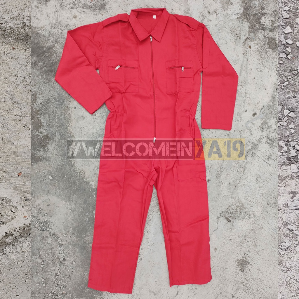 Baju Mekanik Overall / Baju Mekanik / Baju Bengkel