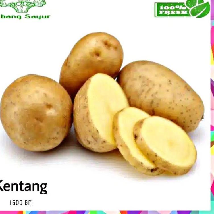 

【MEGA SALE】 Sayur Sayuran Segar Kentang Dieng Super Fresh 500gr
