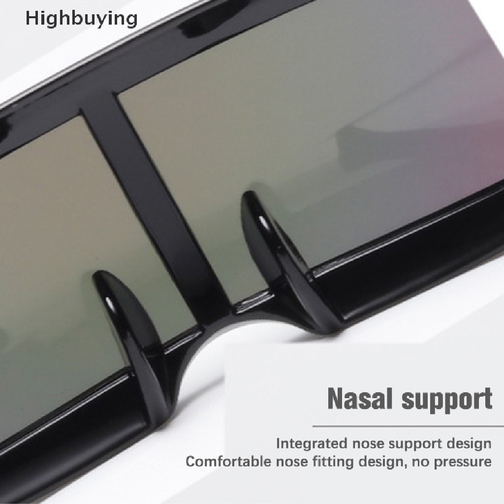 Hbid Novelty Futuristik Mirrored Sunglasses Personality Fashion Alien Kacamata HD Lensa Cermin Eyewear Glasses Untuk Perlengkapan Pesta Lucu Glory