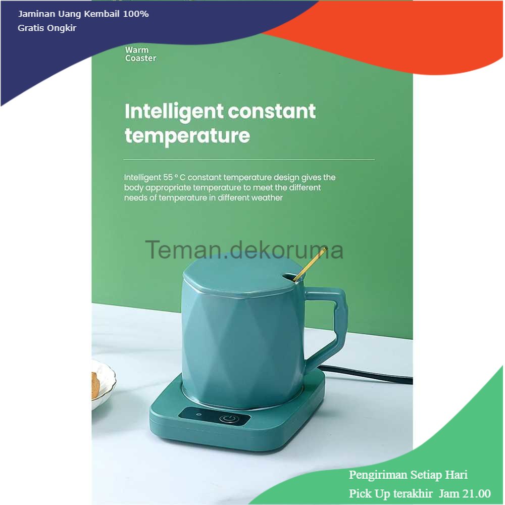 TD - GLS PURRINI Tatakan Pemanas Gelas Coffee Cup Warmer Heating Pad Coaster - WJ-NB03