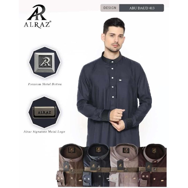 JUBAH ALRAZ DEWASA | JUBAH SAUDI | GAMIS PRIA