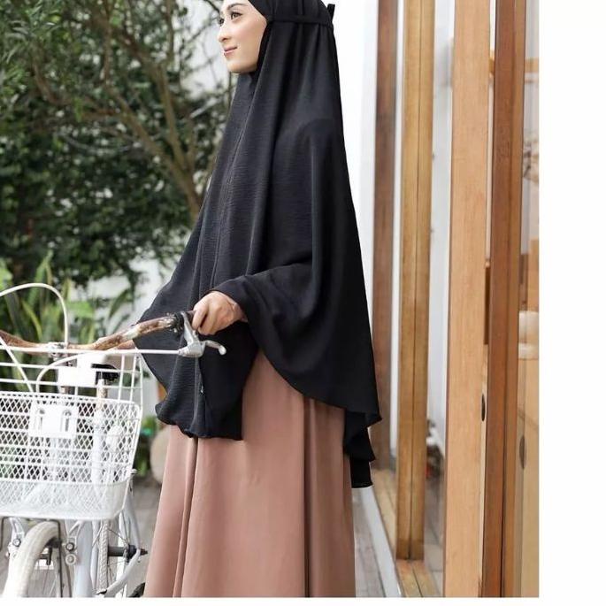 ◄ JILBAB INSTAN BERGO CRINKLE JUMBO XXL ☈