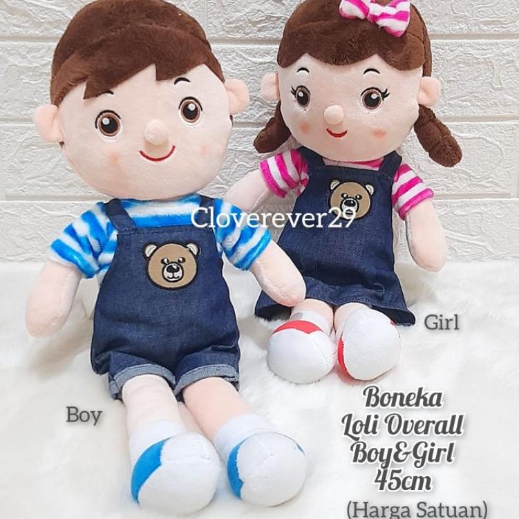 ☻ Boneka Xiomi Girl Loli Overall Boy Girl Lucu ☝
