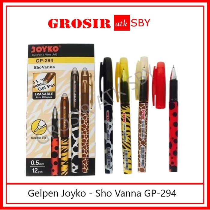 

Bolpen erasable Gel / Gelpen Joyko GP-294 (Bisa Dihapus)