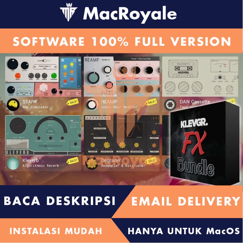 [MacOS] Klevgrand FX Bundle Full Version Lifetime Full Garansi