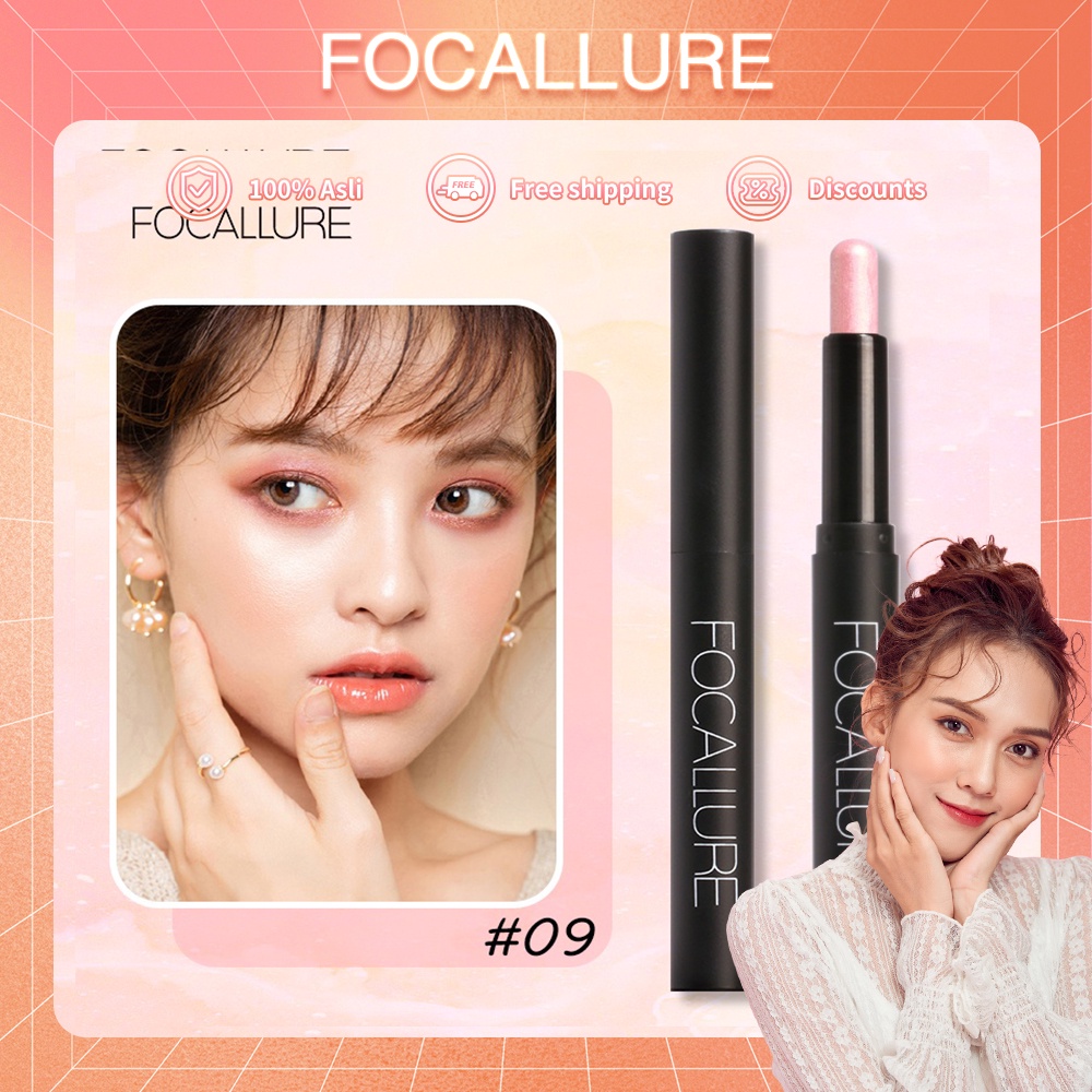 FOCALLURE Cream Shimmer Single Eyeshadow Pencil Untuk Mata FA38