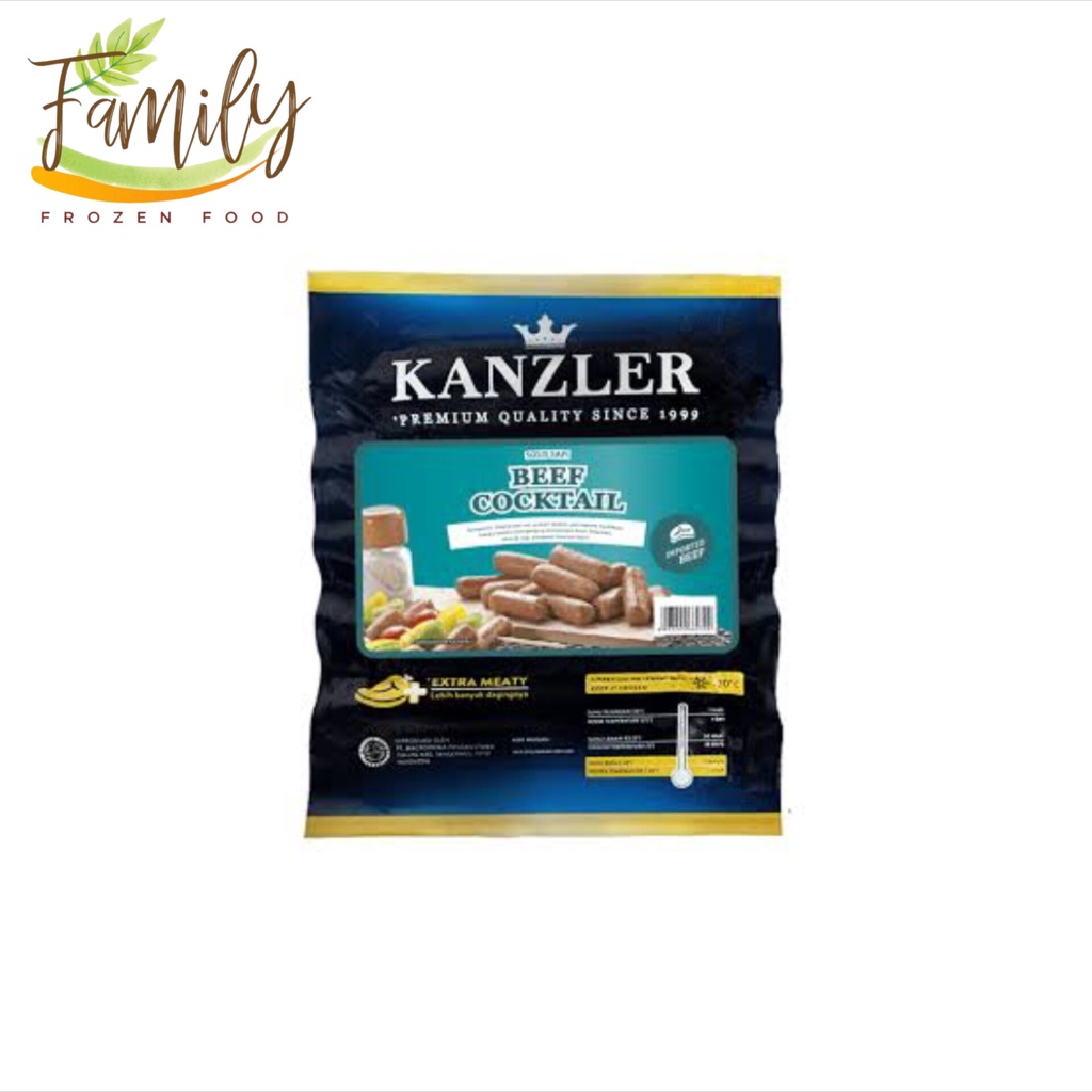 

Kanzler Beef Cocktail Sausage 250gr Frozen Food Grosir