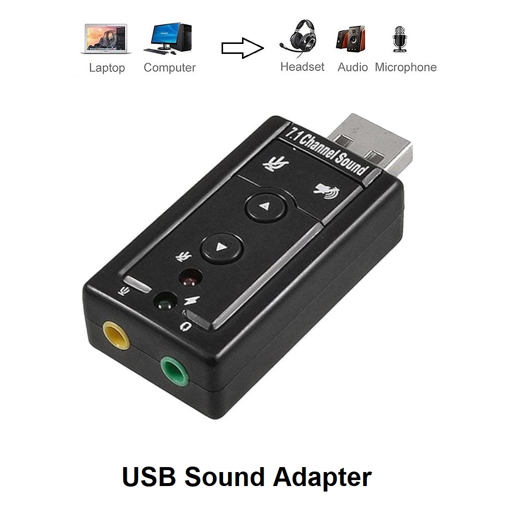 USB Sound 7.1 - USB Virtual 7.1 Chanel Sound Adapter