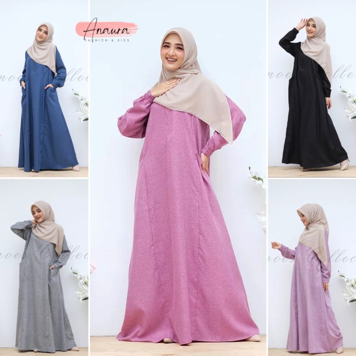 GAMIS REMAJA KEKINIAN SIMPLE MODERN BAHAN KATUN MADINAH FODU PREMIUM