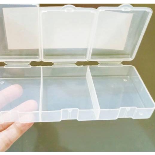 ♣ A04 -KOTAK PLASTIK / KOTAK AKSESORIS / BOX PLASTIK / BOX AKSESORIS ADA PENYEKATNYA ◊