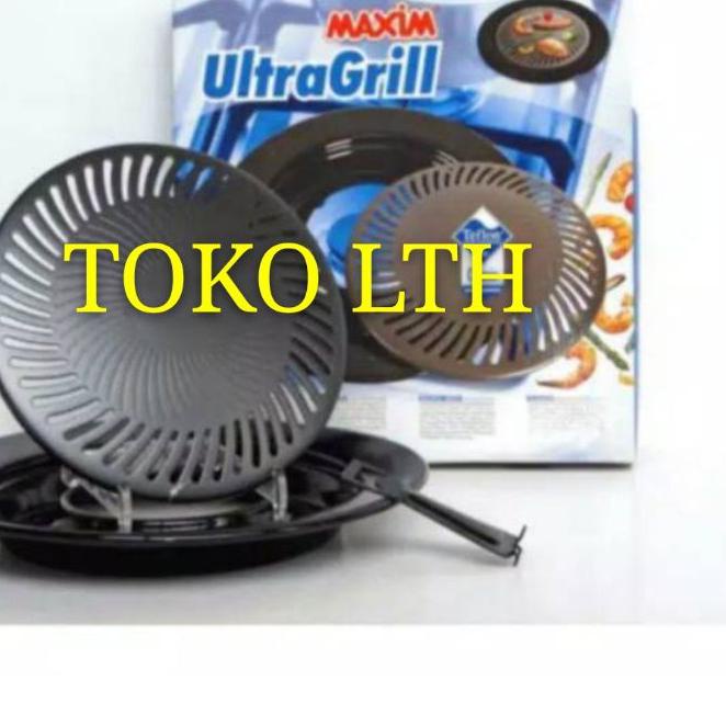 ➶ MAXIM ULTRA GRILL / PANGGANGAN TEFLON BULAT MASPION BARBEQUE ✱