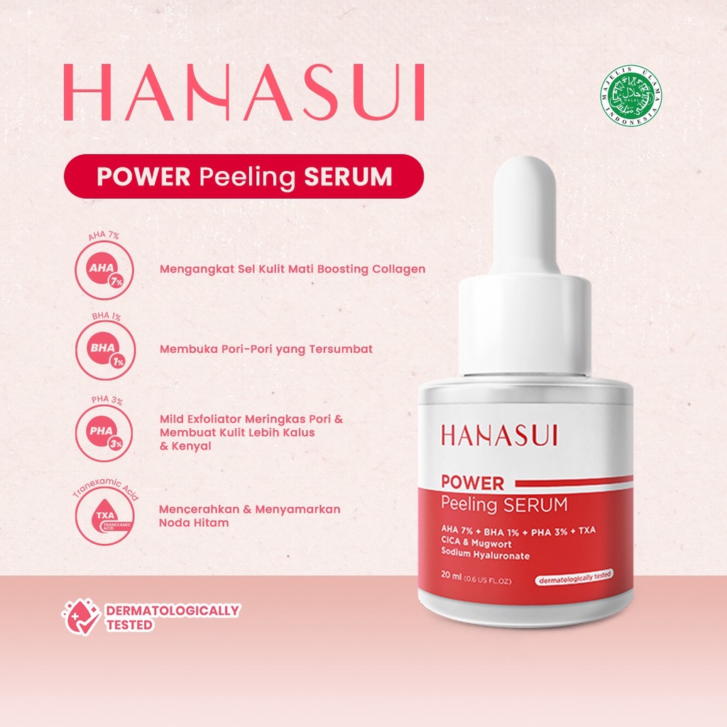 Hanasui serum power wajah brightening dan skin barrier