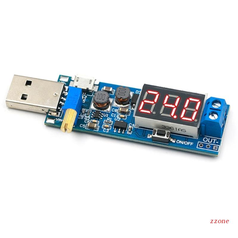 Zzz USB Boost/Buck Modul Power Supply 3Bit Digital Tube Display Nyaman Digunakan