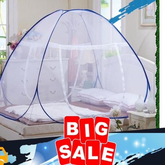 ➷ Kelambu Tempat Tidur Anak 180 x 200cm Klambu Tenda Kotak Perempuan Murah Anti Debu Aksesoris Tidur