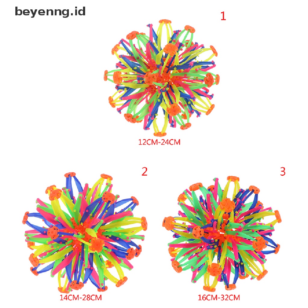 Beyen Baby throwing ball stretching shrinking ball sphere Mainan Bola Ekspanding ID
