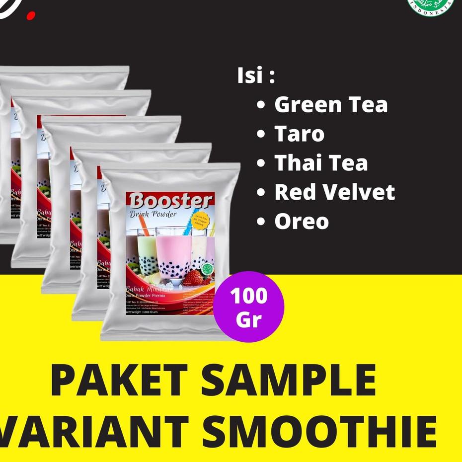 

➳ PAKET SAMPLE Best 5 Varian SMOOTHIE (THAI DRINK) , Harga adalah 1 Paket berisi 5 Variant ➹