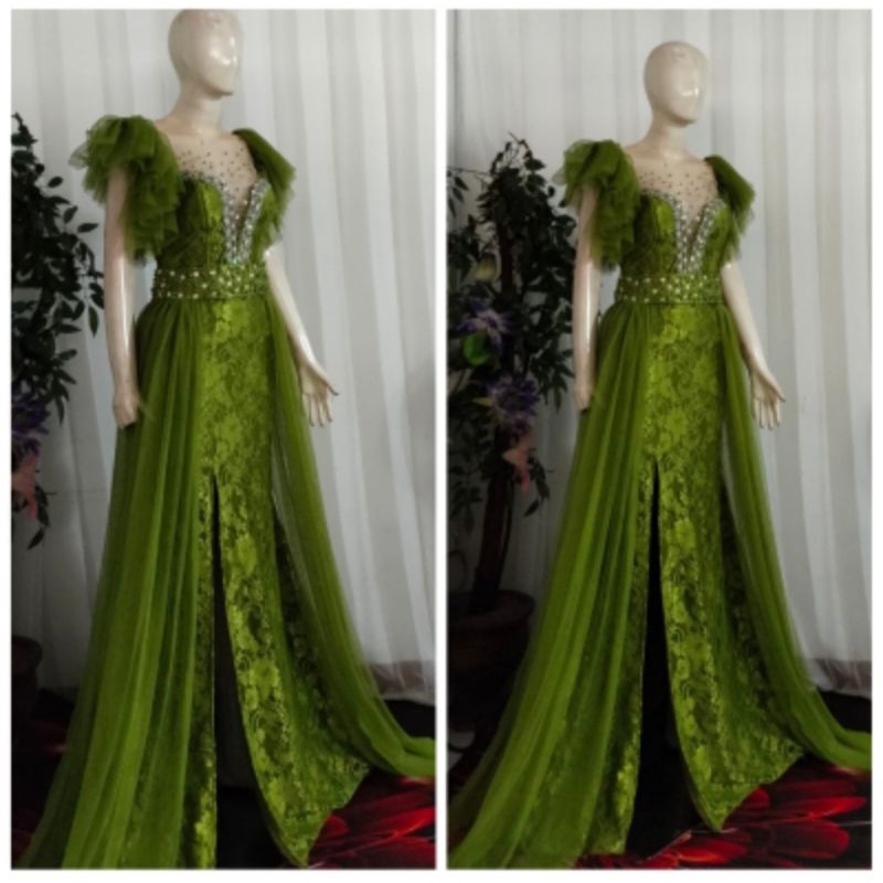 Dress pesta duyung / gaun mermaid singer penyanyi murah